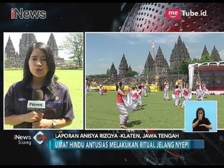 Download Video: Umat Hindu Antusias Lakukan Ritual Hari Raya Nyepi di Candi Prambanan, Klaten - iNews Siang 16/03