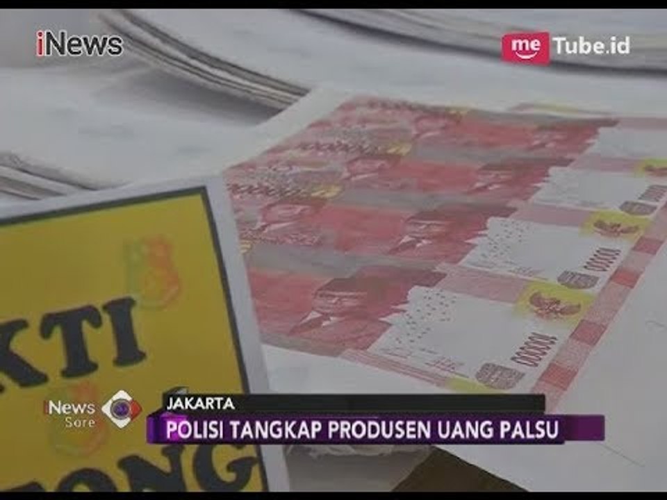 Bareskrim Ciduk 6 Komplotan Pencetak dan Pengedar Uang Palsu Senilai Rp100 Juta - iNews Sore 16/03