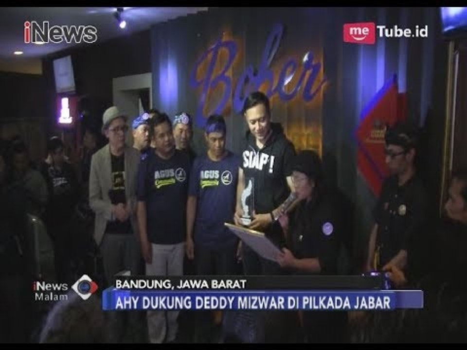AHY Siap Dukung Deddy Mizwar & Dedi Mulyadi di Pilkada Jabar - iNews Malam 17/03