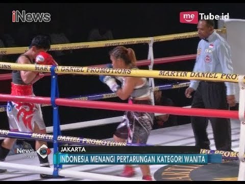 Petinju Indonesia, Kategori Wanita Menang Mutlak dari Filipina di JBF Five - iNews Pagi 18/03
