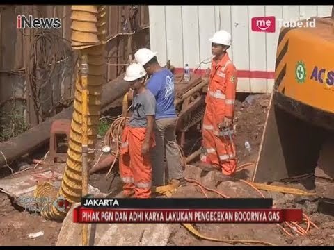 Pihak Adhi Karya dan PGN Lakukan Pengecekan Bocornya Gas di Proyek LRT - Special Report 16/03