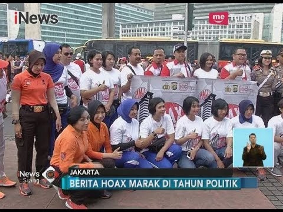 Lawan Berita Hoax, Komunitas ICC Gelar Sosialisasi di Bundaran HI - iNews Siang 18/03