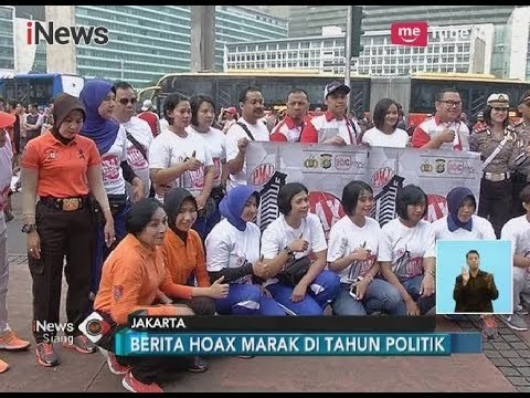 Lawan Berita Hoax, Komunitas ICC Gelar Sosialisasi di Bundaran HI - iNews Siang 18/03