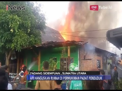 Diduga Korsleting Listrik, Sejumlah Rumah di Padang Sidempuan Ludes Terbakar - iNews Malam 18/03