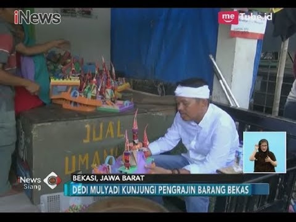 Bangga!! Dedi Mulyadi Apresiasi & Kunjungi Pengrajin Barang Bekas di Bekasi - iNews Siang 19/03