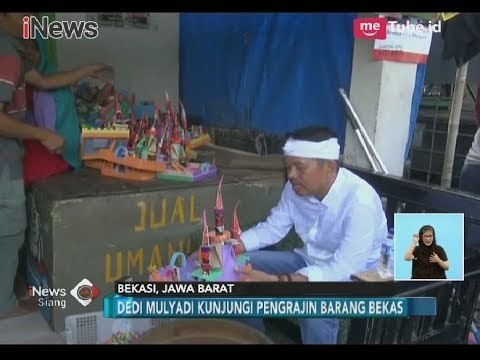 Bangga!! Dedi Mulyadi Apresiasi & Kunjungi Pengrajin Barang Bekas di Bekasi - iNews Siang 19/03