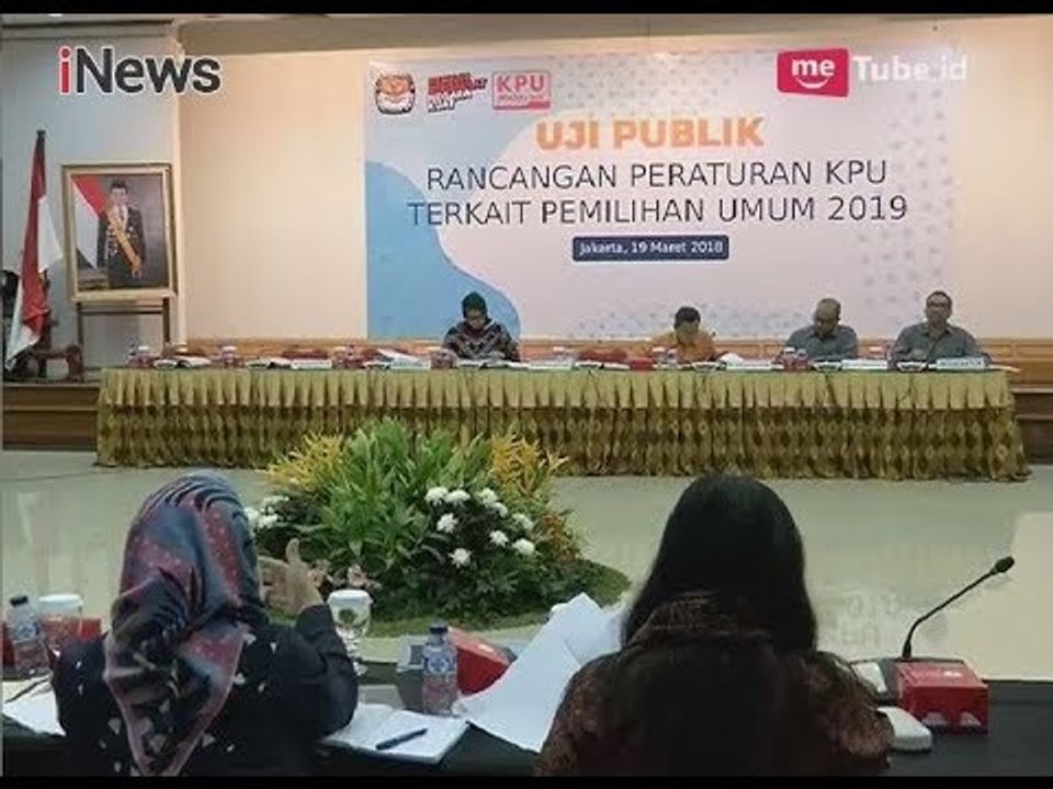 Gelar Uji Publik KPU Undang Parpol, LSM dan Institusi Pemerintah - iNews Malam 19/03