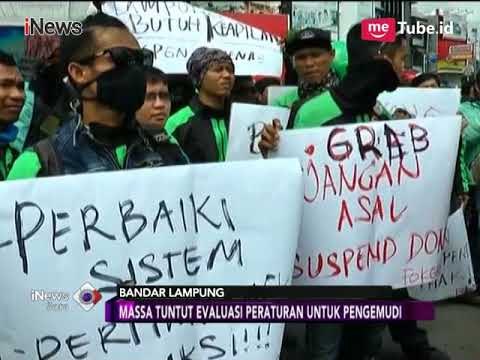 Ratusan Ojek Online Demo di Depan Kantor Grab Bandar Lampung - iNews Sore 20/03