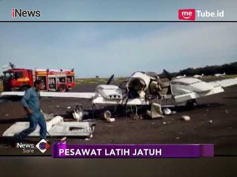 Pesawat Latih Jatuh di Bandara Tunggul Wulung, Cilacap - iNews Sore 20/03