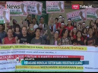 Usaha Terancam Bangkrut, Pedagang Kartu Prabayar Demo Tolak Registrasi Sim Card - iNews Pagi 21/03