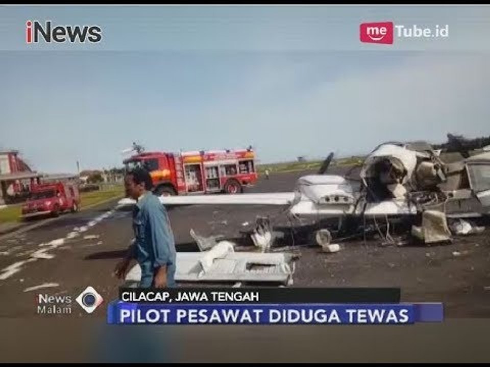 Pesawat Latih Jatuh di Bandara Tunggul Wulung, Pilot Tewas - iNews Malam 20/03