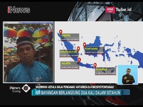 Wow!! Fenomena Langka Hari Tanpa Bayangan Terjadi di Indonesia - iNews Siang 21/03