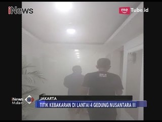 Video Amatir Saat Kebakaran di Lantai 4 Gedung DPR - iNews Malam 19/03