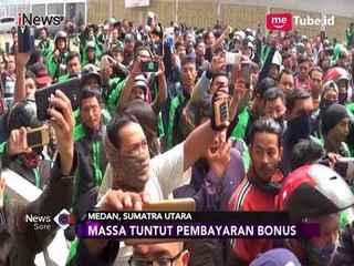 Dua Minggu Bonus Tak Cair, Ratusan Ojek Online Demo Grab Medan - iNews Sore 21/03