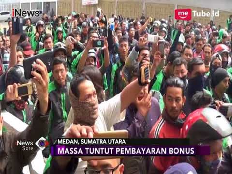 Dua Minggu Bonus Tak Cair, Ratusan Ojek Online Demo Grab Medan - iNews Sore 21/03