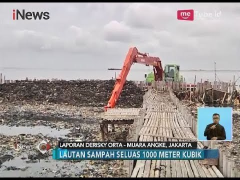 80 Ton sudah Diangkut, Sisa Sampah 20 Ton Masih Menumpuk di Muara Angke -iNews Siang 21/03