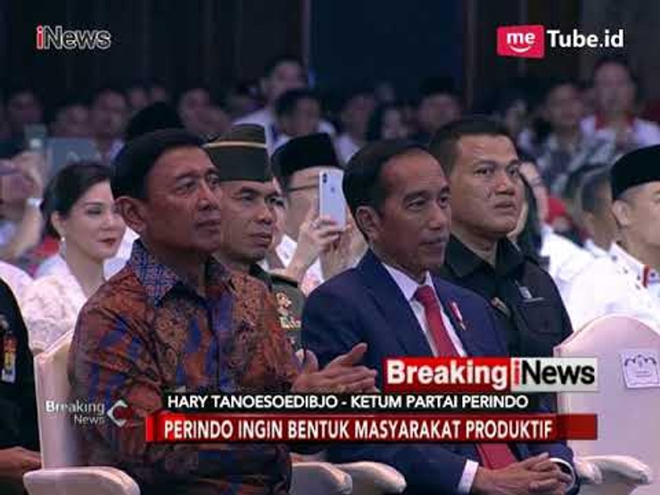 Pengukuhan Partai Perindo Dukung Jokowi Dua Periode - Breaking News 21/03