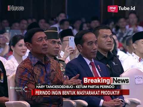 Pengukuhan Partai Perindo Dukung Jokowi Dua Periode - Breaking News 21/03