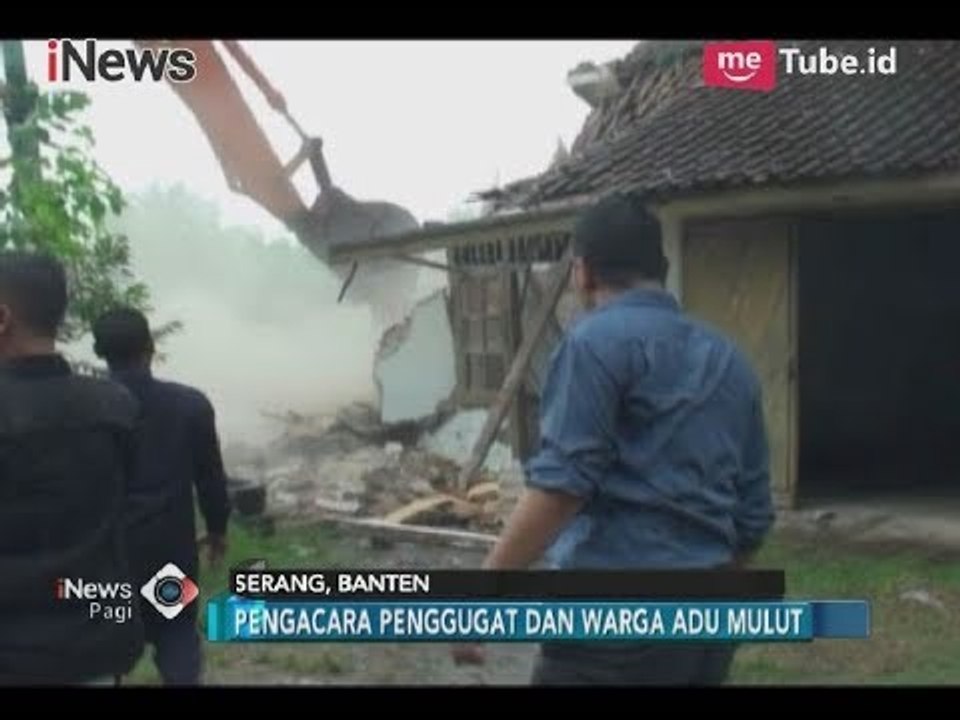 Pengacara Penggugat & Warga Adu Mulut, Eksekusi Tanah Sengketa di Banten Ricuh - iNews Pagi 22/03