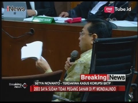Ini Penjelasan Setnov Soal Saham di PT Mondialindo - Breaking News 22/03