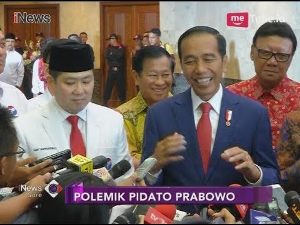 Presiden Tertawa Ditanya Pidato Prabowo soal Indonesia Bubar 2030 - iNews Sore 22/03