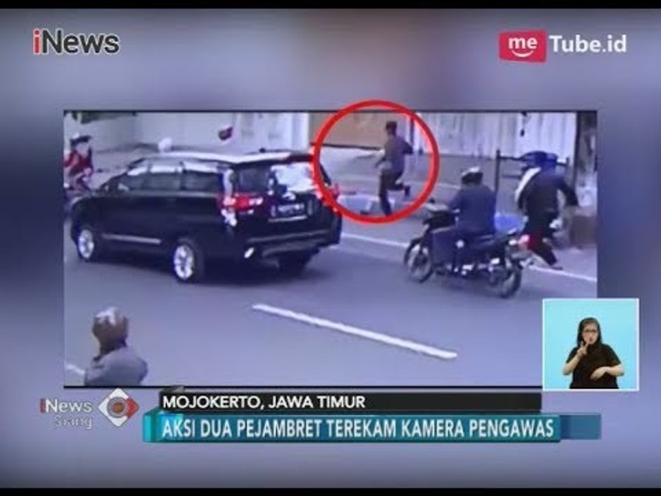 Aksi 2 Penjambret Dikejar dan Dihajar Massa Hin...