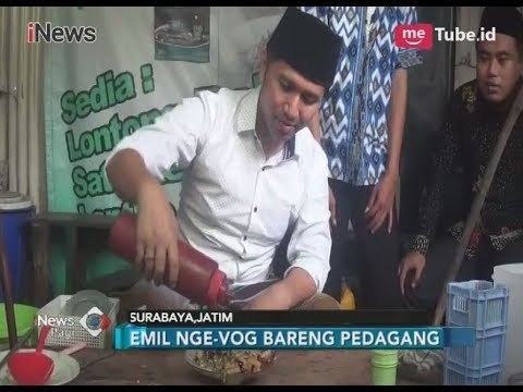 Dekati Generasi Milenial, Emil Dardak Kunjungi Sentra Kuliner di Surabaya iNews Pagi 24/03