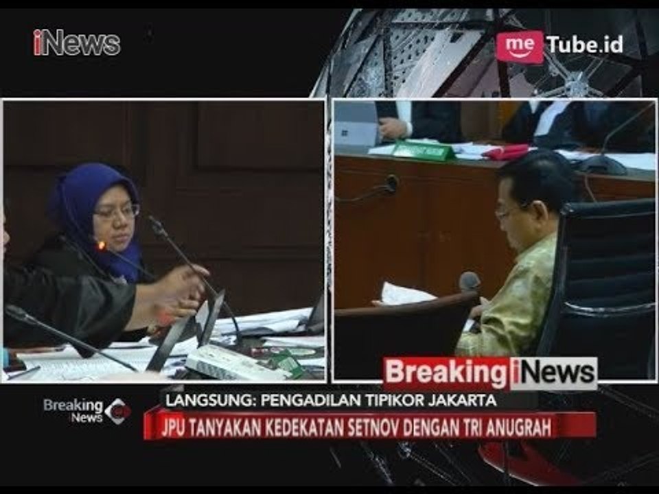 JPU Tanyakan Peran sebagai Ketua Fraksi, Setnov Jawab dengan Minta Maaf - Breaking News 22/03