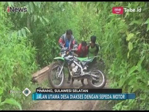 Akses Jalan Rusak Parah, Warga Sulsel Harus Bertarung Nyawa Lintasi Jalan Setapak - iNews Pagi 24/03