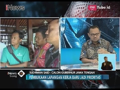 Lima Juta Lapangan Pekerjaan Baru Jika Terpilih, Ini Penjelasan Sudirman Said - iNews Siang 24/03
