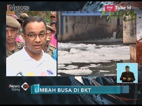 Anies Baswedan: Busa di BKT Berasal dari Limbah Rumah Tangga - iNews Siang 24/03