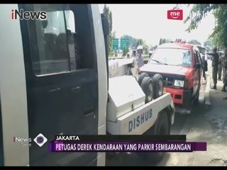 Download Video: Petugas Dishub Derek Paksa Angkutan Umum yang Berhenti di Rambu Larangan Parkir - iNews Sore 25/03