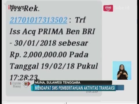 Uang di Rekening Nasabah Bank BRI Muna ini Raib ? - iNews Siang 26/03