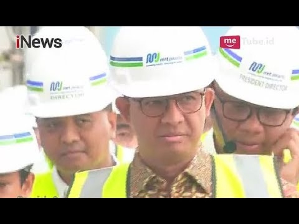 Usai Diresmikan, Anies Baswedan Tinjau Gerbong MRT di Depo Lebak Bulus - Special Report 12/04