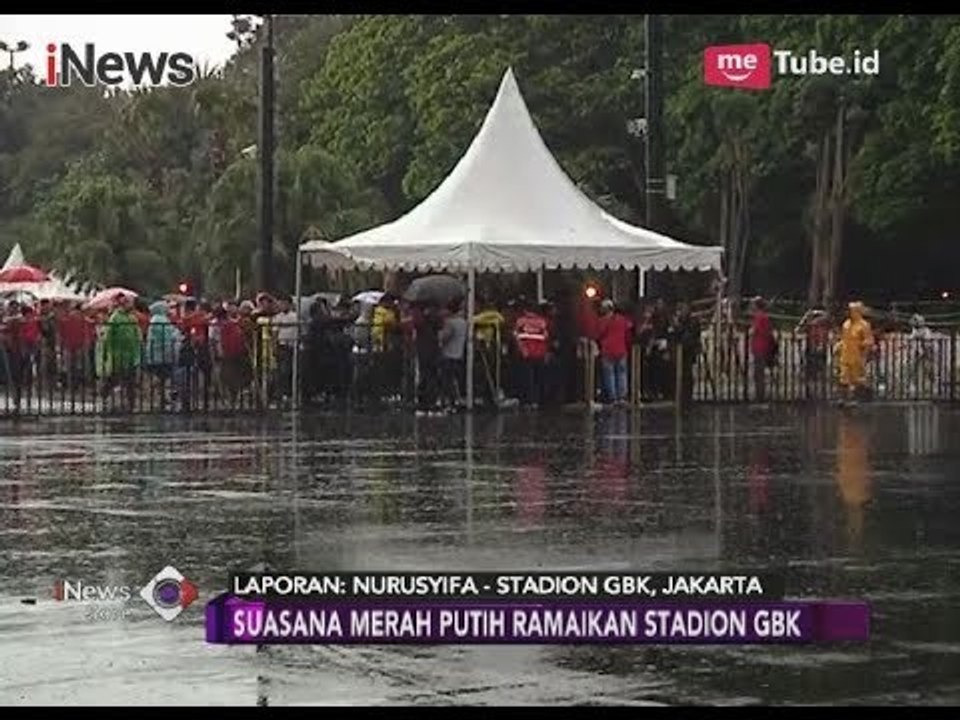 Meski Hujan, Suporter Tetap Dukung U19 Timnas Indonesia VS Jepang di SUGBK - iNews Sore 25/03