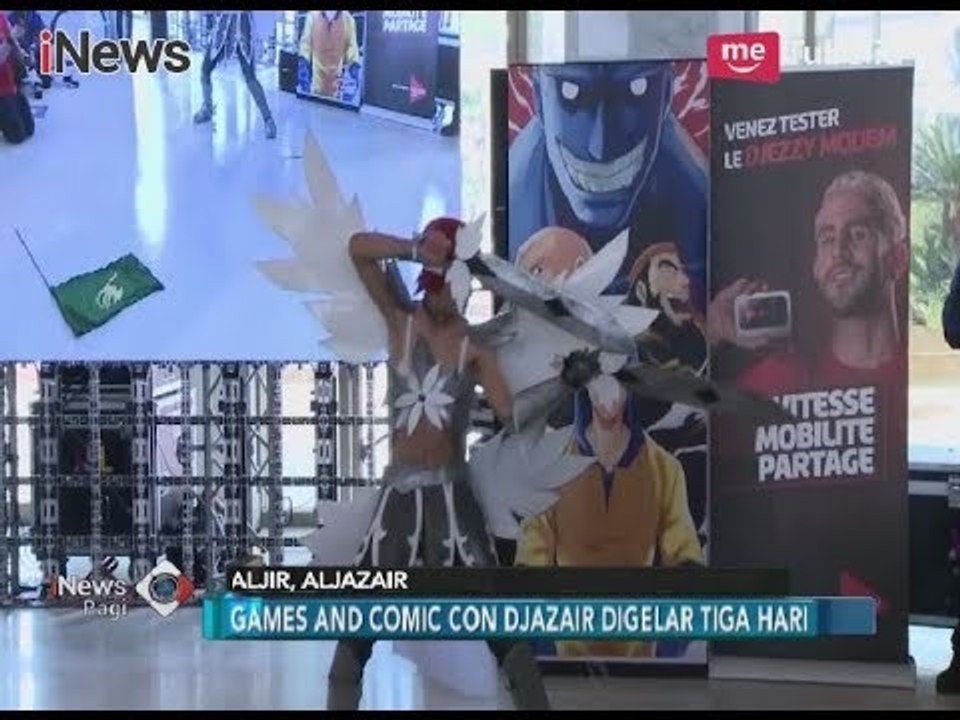 Meriah!! Acara Cosplay Pertama 'Games & Comic Con Djazair' Digelar di Aljazair - iNews Pagi 27/03