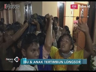 Na'as!! Ibu Hamil Tujuh Bulan & Anak Perempuan Tewas Tertimbun Longsor di Sibolga - iNews Pagi 27/03