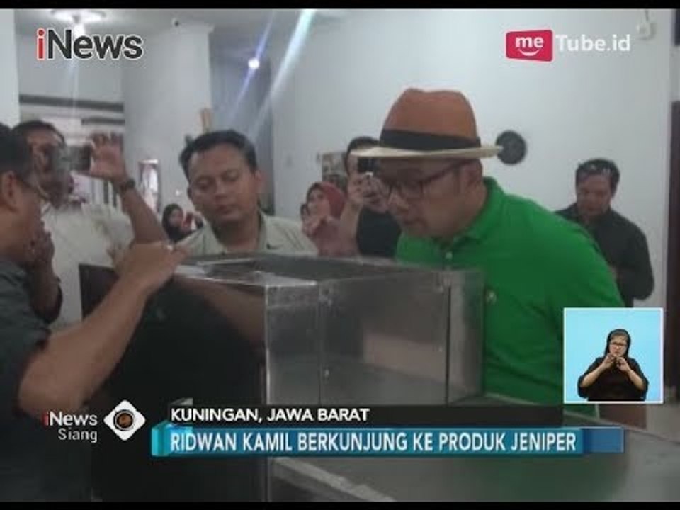 Kang Emil Kunjungi dan Dukung Pabrik Jeniper Buatan Anak Bangsa - iNews Siang 27/03