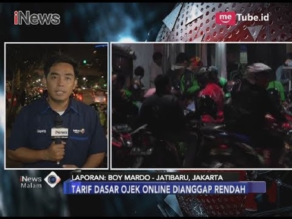 Ojek Online Tuntut Pemerataan Tarif Sesuai dengan Jarak Tempuh - iNews Malam 27/03