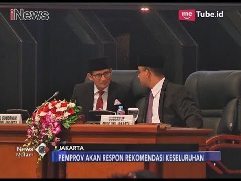 Pemprov DKI Jakarta Akan Respon Rekomendasi Ombudsman Secara Lengkap - iNews Malam 28/03