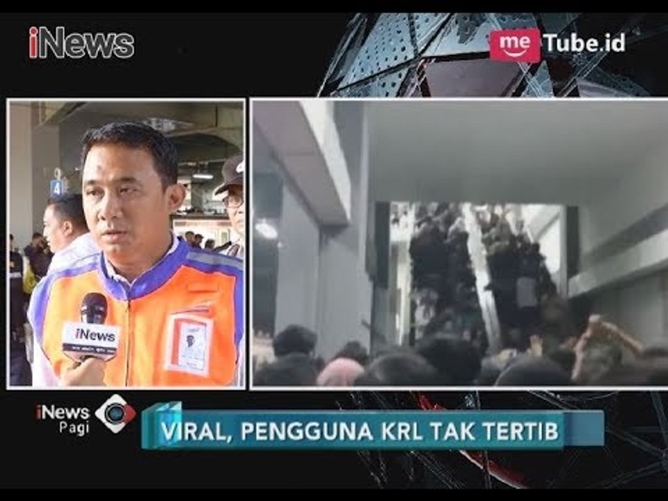 Penumpang Gunakan Eskalator Turun untuk Naik, Ini Tanggapan Kepala Stasiun Duri - iNews Pagi 29/03