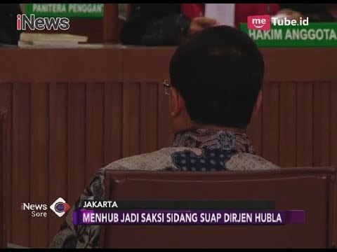 Menhub Penuhi Panggilan JPU sebagai Saksi di Sidang Kasus Suap Dirjen Hubla - iNews Sore 28/03