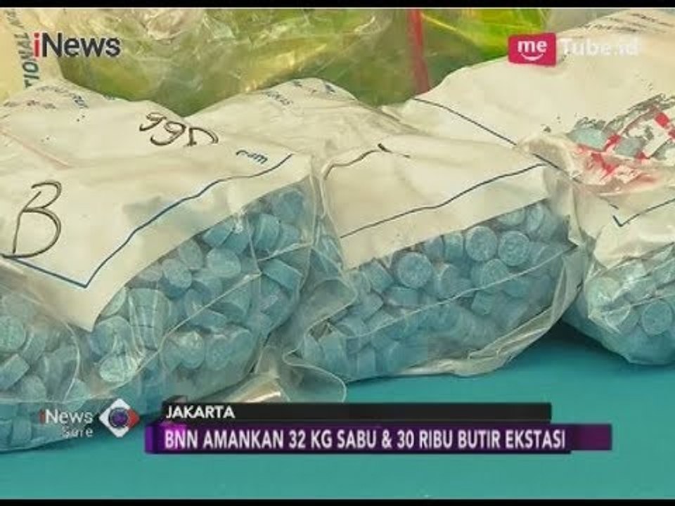 BNN Berhasil Ungkap Penyeludupan 32 Kg Sabu dan 30 Ribu Butir Ekstasi - iNews Sore 29/03