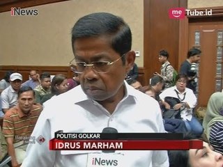 Hadiri Sidang Setnov, Idrus Marham: Teman Kena Musibah Kita Harus Datang - Breaking News 29/03