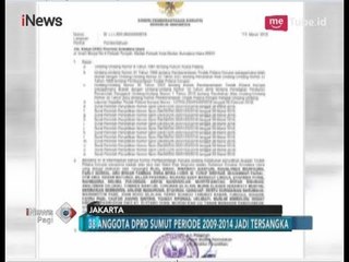 38 Anggota DPRD Sumut Periode 2009-2014 Jadi Tersangka Korupsi - iNews Pagi 31/03