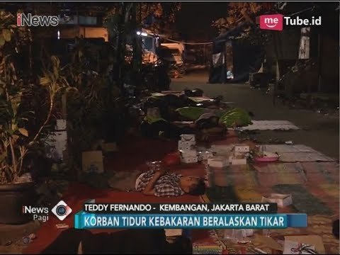 Kondisi Korban Kebakaran Taman Kota Tidur Beralaskan Tikar - iNews Pagi 31/03