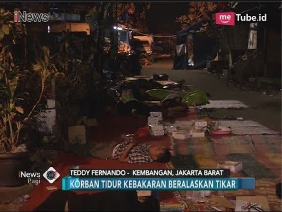 Kondisi Korban Kebakaran Taman Kota Tidur Beralaskan Tikar - iNews Pagi 31/03