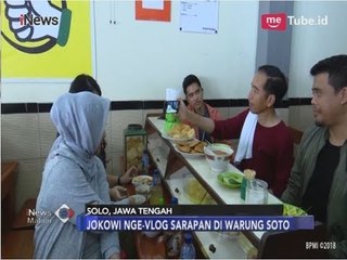 Usai Jogging di Car Free Day Solo, Jokowi Nge-Vlog Sambil Sarapan Soto - iNews Malam 01/04