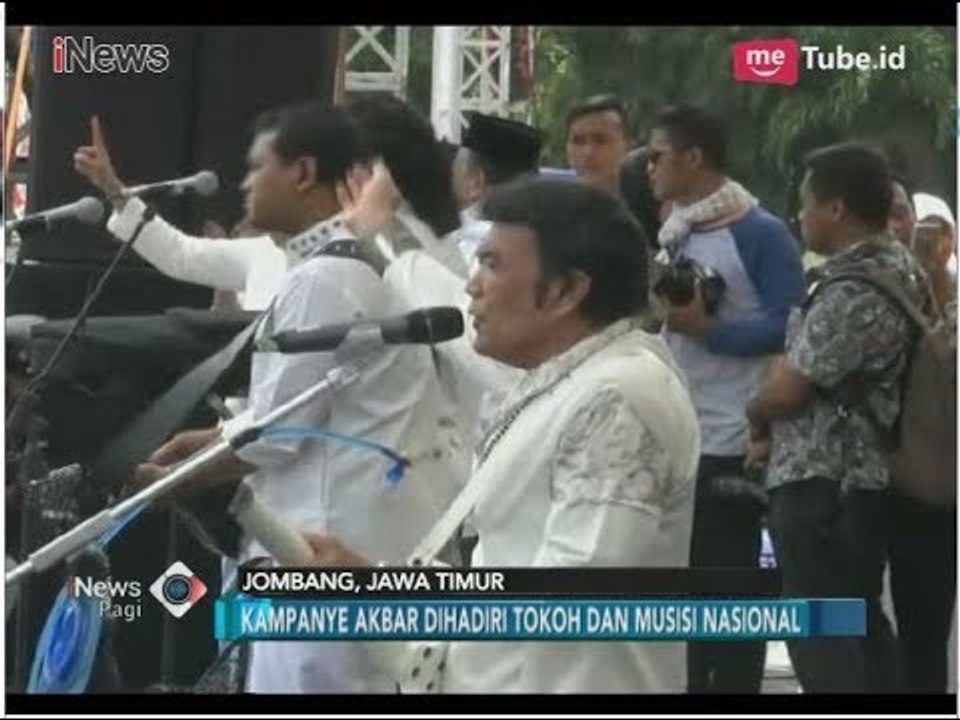 Khofifah Gelar Kampanye Akbar Bareng Rhoma Irama - iNews Pagi 02/04