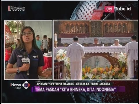 Khidmat, Umat Katolik Jakarta Hadiri Misa Malam Paskah - iNews Sore 01/04